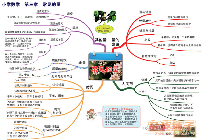 小学到高中全学科思维导图 彩版可打印