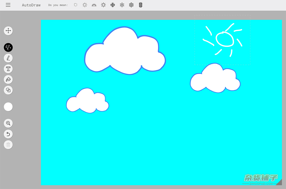 AutoDraw：一款免费的AI快速作画的工具